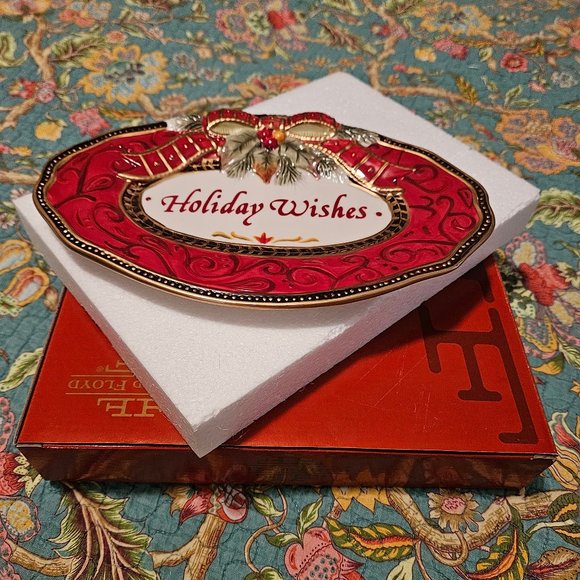 Fitz and Floyd Christmas Tray - Picture 2 of 7